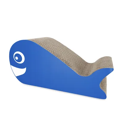 Griffoir TIAKI Baleine pour chat - environ L 43 x l 18 x H 19 cm