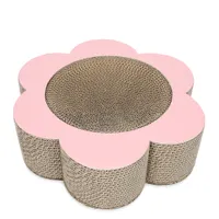 TIAKI Kratzmöbel Flower für Katzen - ca. L 37 x B 34,6 x H 10 cm
