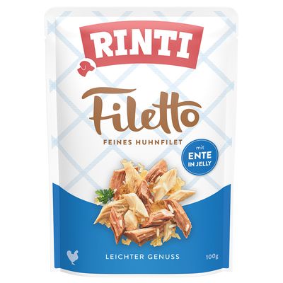 Lot Rinti Filetto 48x 100 g pour chien poulet & canard
