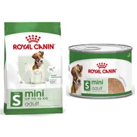 Royal Canin Size Dry Dog Food + Royal Canin Wet Dog Food - 15% Off! * - Mini Adult (4kg) + Mini Adult in Loaf (12 x 195g)
