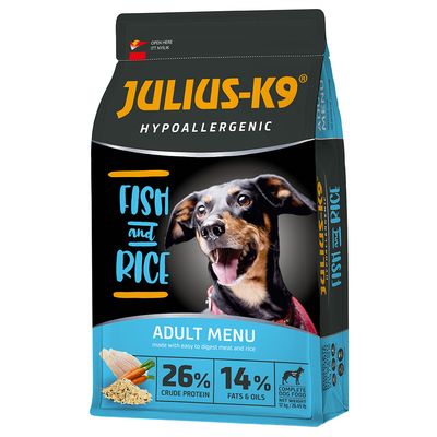 JULIUS-K9 High Premium Adult Hypoallergenic Fisch Sparpaket: 2 x 12 kg