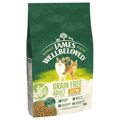 James Wellbeloved Grain Free Adult Cat Hypoallergenic Turkey​​​​​​​ 10kg