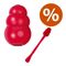 Säästöpakkaus: KONG Classic + KONG-puhdistusharja KONG Classic L (10 cm) + puhdistusharja S-XXL