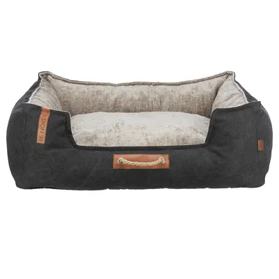 TRIXIE BE NORDIC Bett Föhr (eckig) - 60 × 50 cm, schwarz/sand TRIXIE BE NORDIC Bett Föhr (eckig) - 60 × 50 cm, schwarz/sand