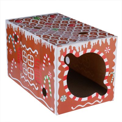 TIAKI Gingerbread Cat Scratching Tunnel 1 Tunnel