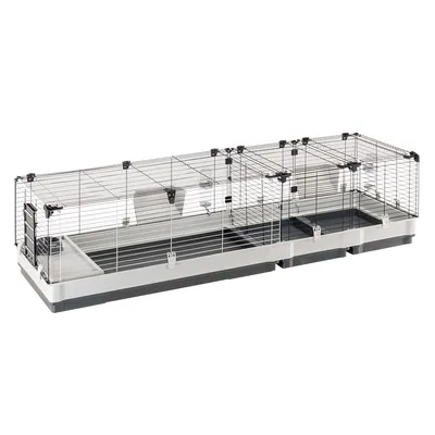 Cage Ferplast Krolik 200 pour petits animaux - L 205 x l 60 x H 50 cm