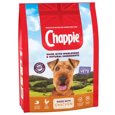 Chappie Complete Chicken & Wholegrain Cereal 15kg