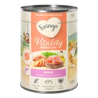 Korzystny pakiet Feringa Vitality Hairball Care - Anti-hairball łosoś, 12 x 400 g