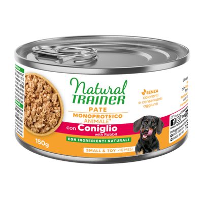 Natural Trainer Sensitive No Gluten báránnyal és teljes kiőrlésű gabonával. Animal Monoprotein Formula kis kutyáknak (1-10 kg), 10 hónapos kortól.