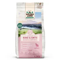 Wildes Land Cat Rind, Ente & Gartengemüse - Sparpaket: 2 x 1,2 kg