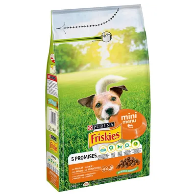 PURINA Friskies Mini con Pollo e Verdure Crocchette per cane