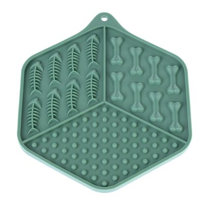 Tapis à lécher Bathtime kooa pour chien et chat L 18,5 x l 15,5 x H 1 cm