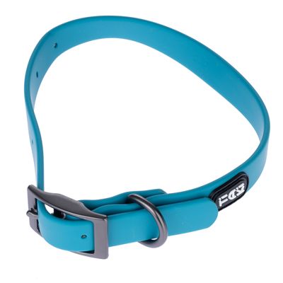 TIAKI vízlepergető PVC nyakörv, kék S méret: 24-36 cm nyakkerület