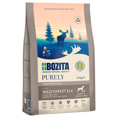 Bozita Dog Purely Grain Free Elg Puppy & Junior Large Breed