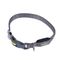 Nomad Tales Spirit USB LED Nylonhalsband, neongelb & grau Größe S/M: Halsumfang 35-50 cm