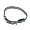 Nomad Tales Spirit USB LED Nylonhalsband, neongelb & grau Grösse S/M: Halsumfang 35-50 cm