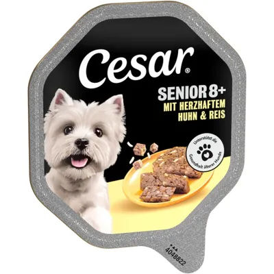 Cesar Senior 10+ tálcás 28 x 150 g - Csirke és rizs Cesar Senior 10+ tálcás 28 x 150 g - Csirke és rizs