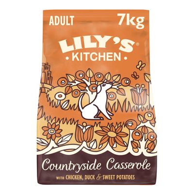 Lily's Kitchen Adult Dry Dog Food - Chicken, Duck & Sweet Potatoes 7kg