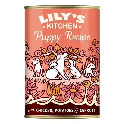 Lily's Kitchen Puppy Recipe with Chicken, Potatoes & Carrots - 6 x 400g