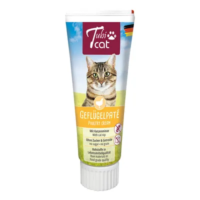 Tubicat Geflügelpaté mit Katzenminze - Sparpaket: 3 x 75 g