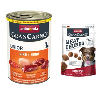 Animonda 6 x 150 / 400 / 800 g + animonda Meat Chunks 80 g snacks ¡gratis!