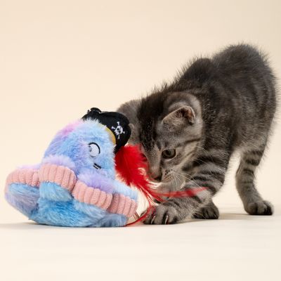 TIAKI elektroniczna zabawka dla kota, ośmiornica-pirat