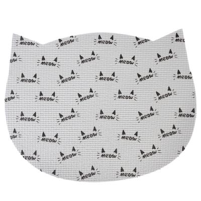 zooplus Basics Covoraș pentru bol în formă de pisică L 48,2 x l 38 x î 0,5 cm