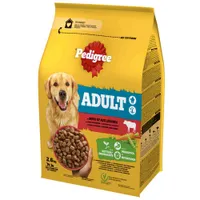 Pedigree Adult с говеждо и зеленчуци - 3 х 2,6 кг