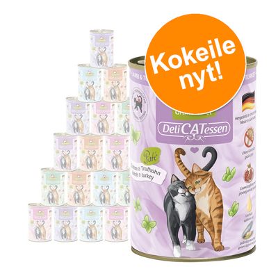 GranataPet DeliCatessen -kokeilupakkaus 24 x 400 g lohi & äyriäiset