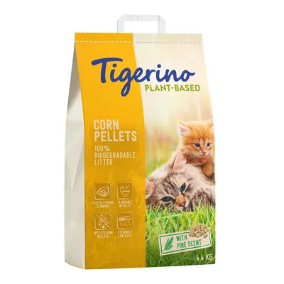 Tigerino Plant-Based Καλαμπόκι Άμμος για Γάτες - Άρωμα Πεύκου - 7 L