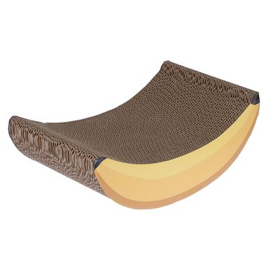 TIAKI Kratzmöbel Banane L 40 x B 15,5 x H 22 cm