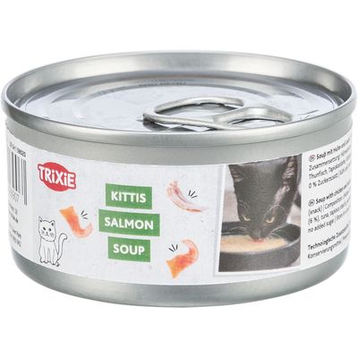 Lot Trixie Kittis 8 x 80 g pour chat poulet, saumon