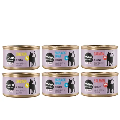 Cosma Pure 6 x 80 g - Mix (3 Sorten)