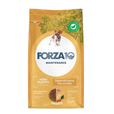 Forza10 Maintenance Mini Puppy Pollo con Patate Crocchette cane 2 kg