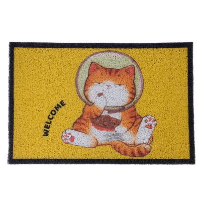 Paillasson "Welcome" avec chat TIAKI L 60 x l 40 cm