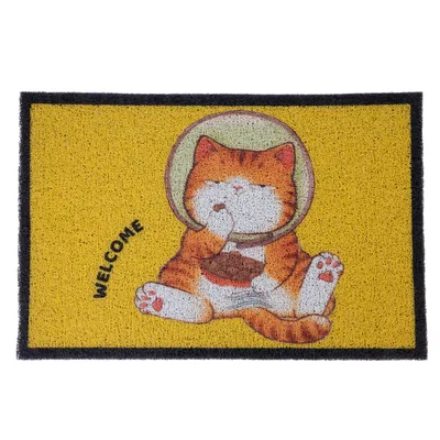 TIAKI Fußmatte "Welcome" mit Katze - L 60 x B 40 cm TIAKI Fußmatte "Welcome" mit Katze - L 60 x B 40 cm