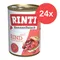 Sparpaket RINTI Kennerfleisch 24 x 400 g Mix (Rind, Pansen)