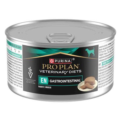 Purina Pro Plan Veterinary Diets EN Gastrointestinal консервирана храна за кучета, мус в консерва. Специално разработена за храносмилателни проблеми.
