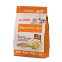 Nature's Variety No Grain Kitten Pollo allevato a terra Crocchette gatto - 3 kg