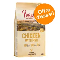 Offre d'essai : croquettes Purizon sans céréales pour chat - Trockenfutter: Sterilised Adult Lachs mit Huhn - 100 g