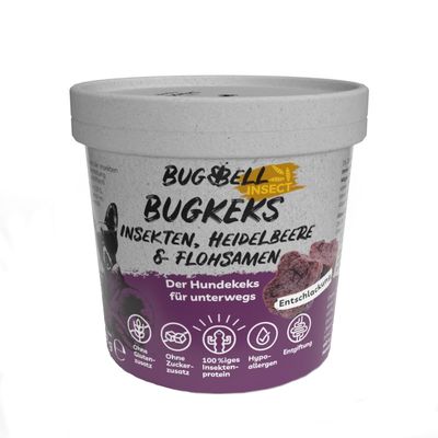 BugBell BugKeks Belly Vital digestion et flore intestinale pour chien – 16 x 150 g