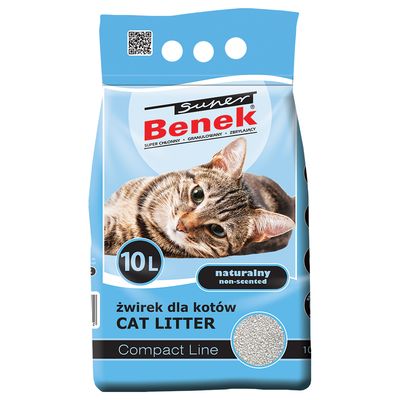 Super Benek Compact żwirek 10 l (ok. 8,8 kg)