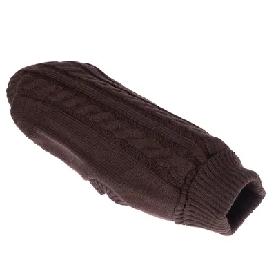 zooplus Basics svetr pro psy, hnědý - délka zad cca 35 cm