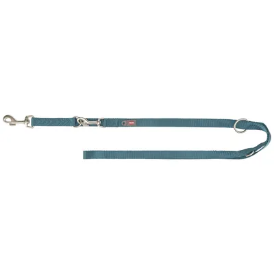 Trixie Premium laisse d'extension pour chien, pétrole - taille XS - S : 200 cm de long, 15 mm de large