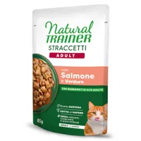 Natural Trainer Straccetti Adult in salsa 22 x 85 g - Salmone