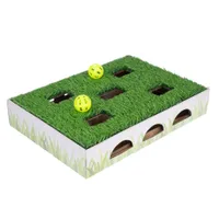 Jouet TIAKI Boîte casse-tête pour chats - L 40 x l 28 x H 7 cm
