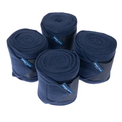 Nomad Tales fleece bandages voor paarden, marineblauw - Vol (set van 4)