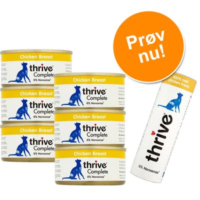 Prøvepakke: Thrive vådfoder & snacks Tun