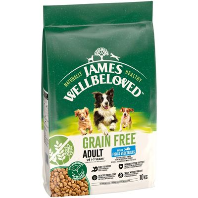Key ingredients: dried fish protein with minerals, linseed for Omega 3, yucca as deodoriser, peas for protein, chicory extract for gut flora, potatoes for slow-release energy.