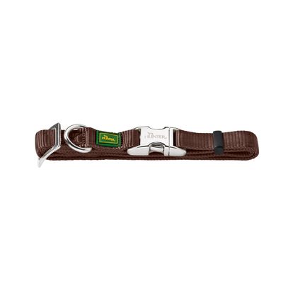 HUNTER Halsband Vario Basic Alu-Strong, braun Größe M: 30 - 45 cm Halsumfang, 15 mm breit